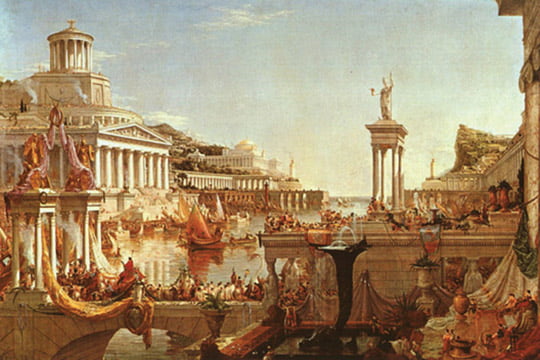 ‘제국의 단계-완성기’, 1836년, 캔버스에 유채, 뉴욕미술관.
