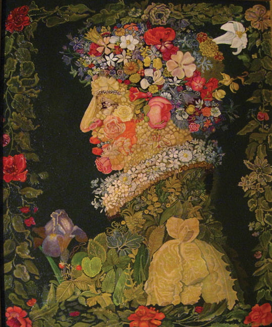 ‘4계절’ 세트 중 ‘봄’, 1563년, 캔버스에 유채, 마드리드 산 페르난도 왕립미술아카데미