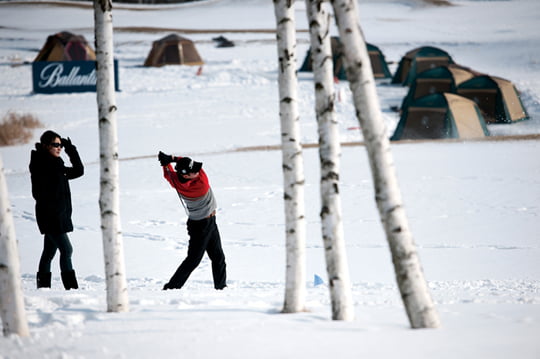 [GOLF SPECIAL] SNOW GOLF 화이트 필드가 골프 마니아를 부른다