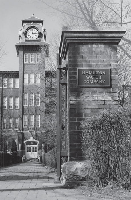 1892년 미국 펜실베이니아 랭커스터에 설립된 해밀턴 워치 컴퍼니.