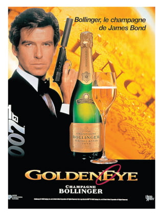 볼랭저 샴페인은 007 시리즈에 자주 등장해 ‘007 샴페인’으로도 불린다.