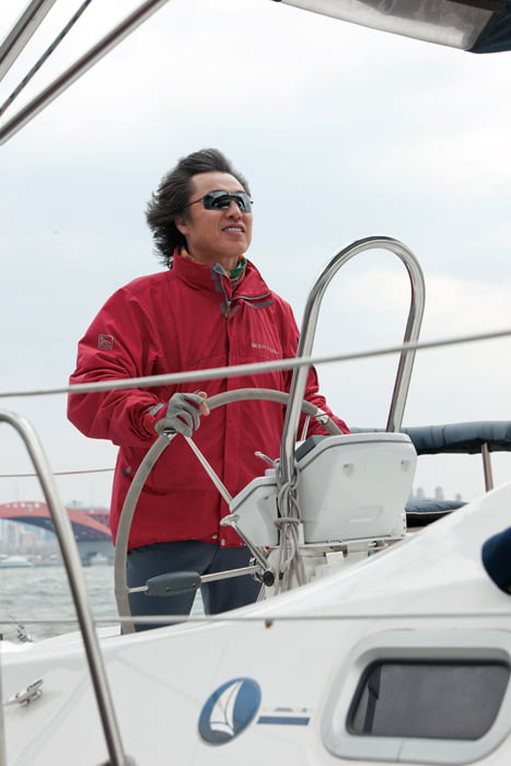 김지강 대표는 지금 5년 후 요트를 타고 온 가족이 세계 일주를 하는 꿈에 부풀어 있다.