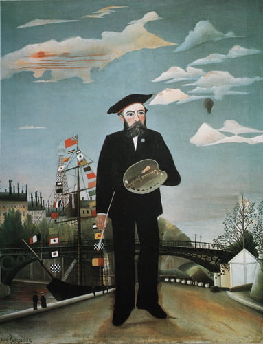 <나. 초상-풍경>, 1890년, 캔버스에 유화, 143×110cm, 프라하 국립미술관