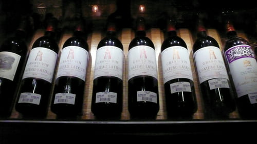 경매에 출품된 특급 와인 샤토 라투르