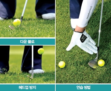 [Golf Lesson] 헤드가 볼 전방 밑으로 파고 빠져야