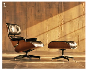 1956년 최초로 생산된 이후 꾸준한 반응을 얻고 있는 임스 라운지체어(Eames Lounge Chair and Ottoman)는 뉴욕 현대미술박물관(MoMA) 영구 소장품 가운데 하나다. 712만 원 선.
