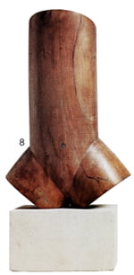 젊은 남자의 토르소 Ⅱ, 1923년, 월넛 및 석회암 13cm, 42.7×28.4×14.6cm, 파리 퐁피두센터