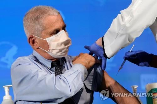 파우치 "초기 더 많은 사람에게 코로나백신 맞히는 방안 검토중"