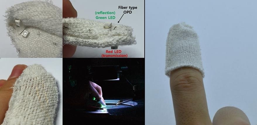 [사이테크 플러스] "골무처럼 손가락에 끼워 심박수 측정"…섬유형 전자소자 개발