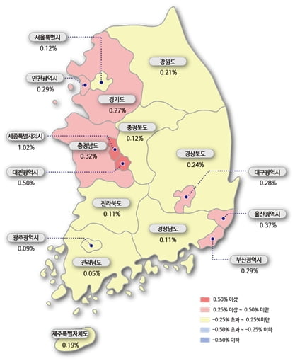 전국 아파트값 연일 오름세…매매·전셋값 0.2%대 상승