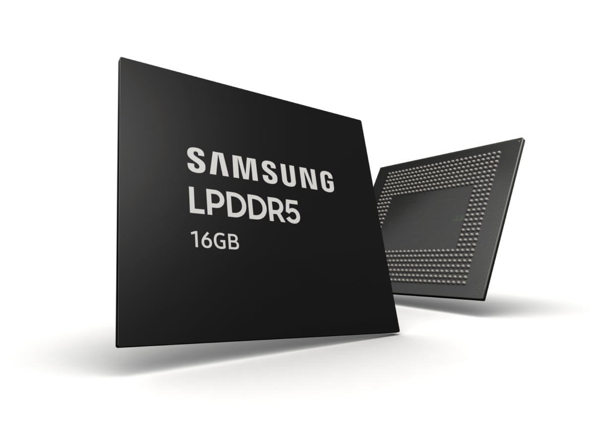 삼성전자가 만드는 1z나노 기반 16GB LPDDR5 모바일D램 (기사 내용과 무관)