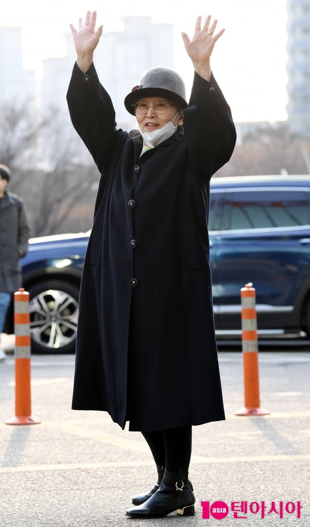 [TEN포토] '아침마당' 김영옥 '힘이 넘치는 인사'