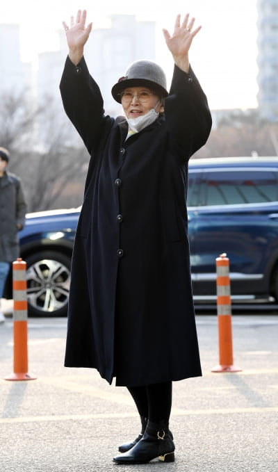 [TEN포토] '아침마당' 김영옥 '힘이 넘치는 인사'