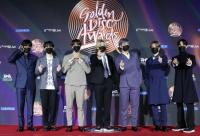 방탄소년단, 4년 연속 '골든디스크' 음반 대상 영예…김호중 신인상 [종합]