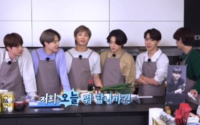 방탄소년단, 백종원 만났다…K햄 요리 대결 '적극 홍보' [종합]