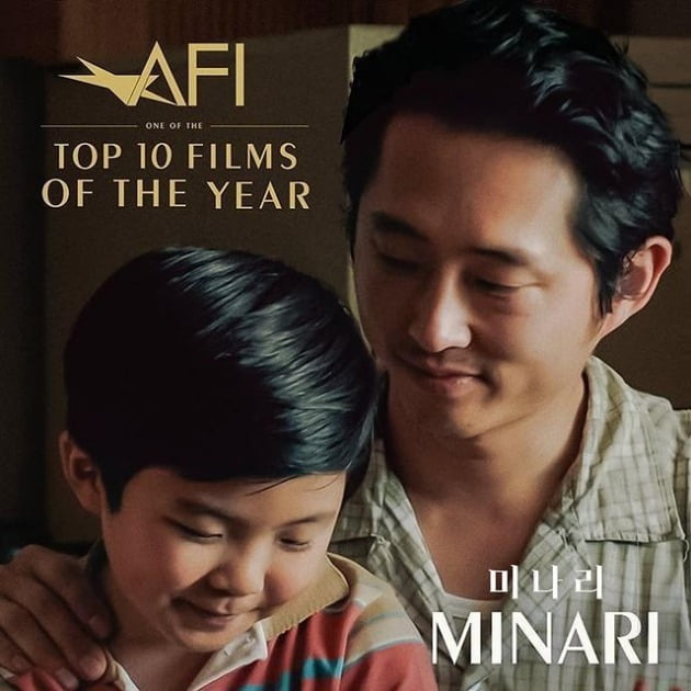영화 '미나리'가 미국 영화 연구소 올해의 영화상을 수상했다. / 사진제공=미국 영화 연구소