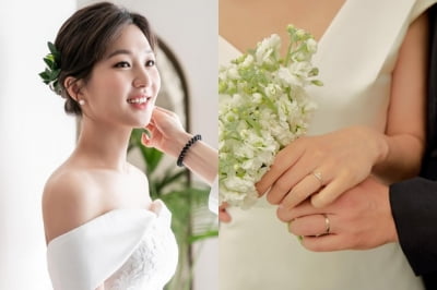 [전문] 박승희 결혼…김영희 "내 부케 받았으니 행복하자"