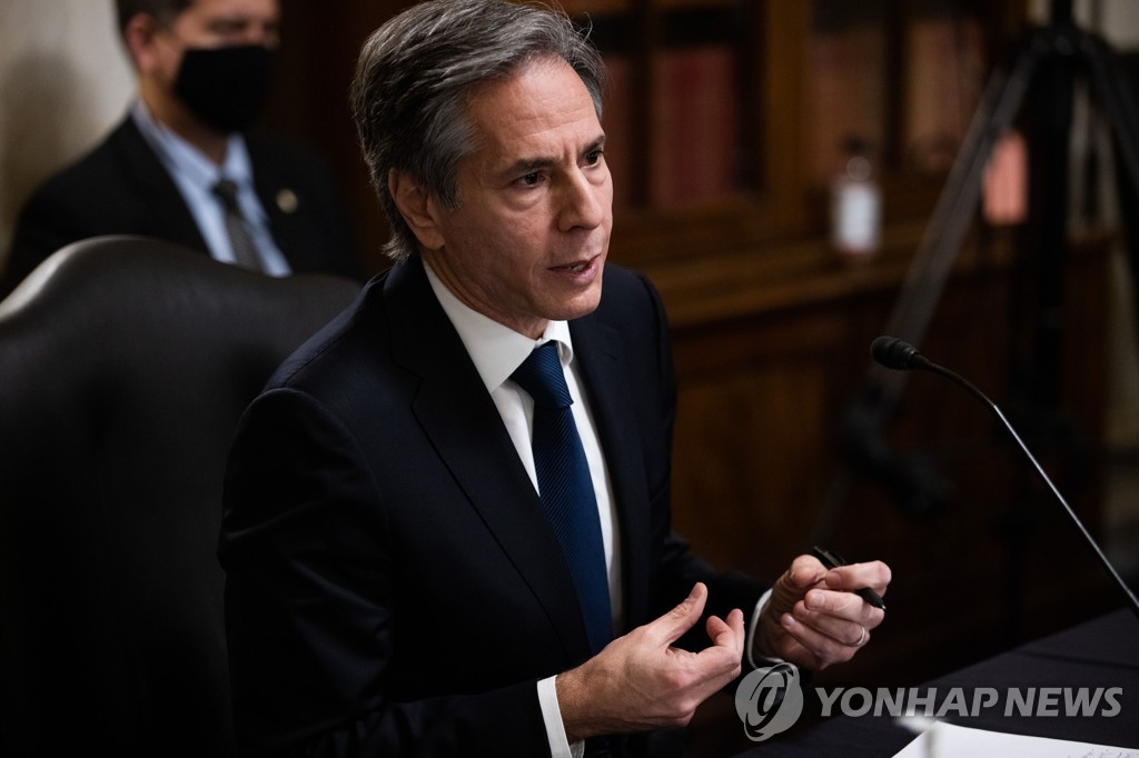 '바이든의 복심' 블링컨 국무장관 인준…미 외교정책 재편 시동(종합)