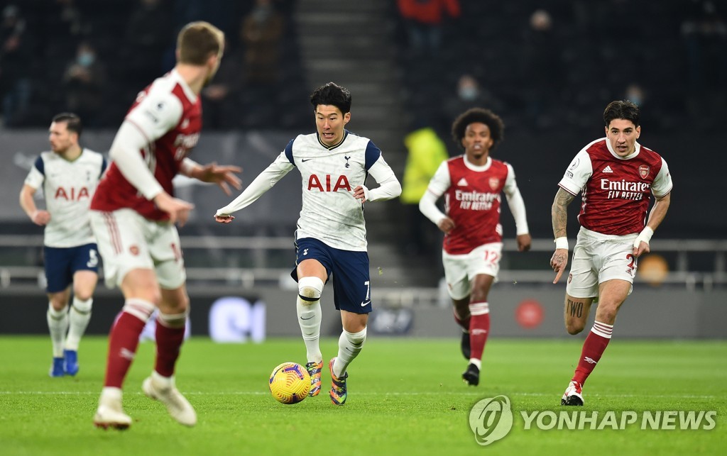 손흥민, 아스널전 감아차기 'EPL 12월의 골' 후보 올라