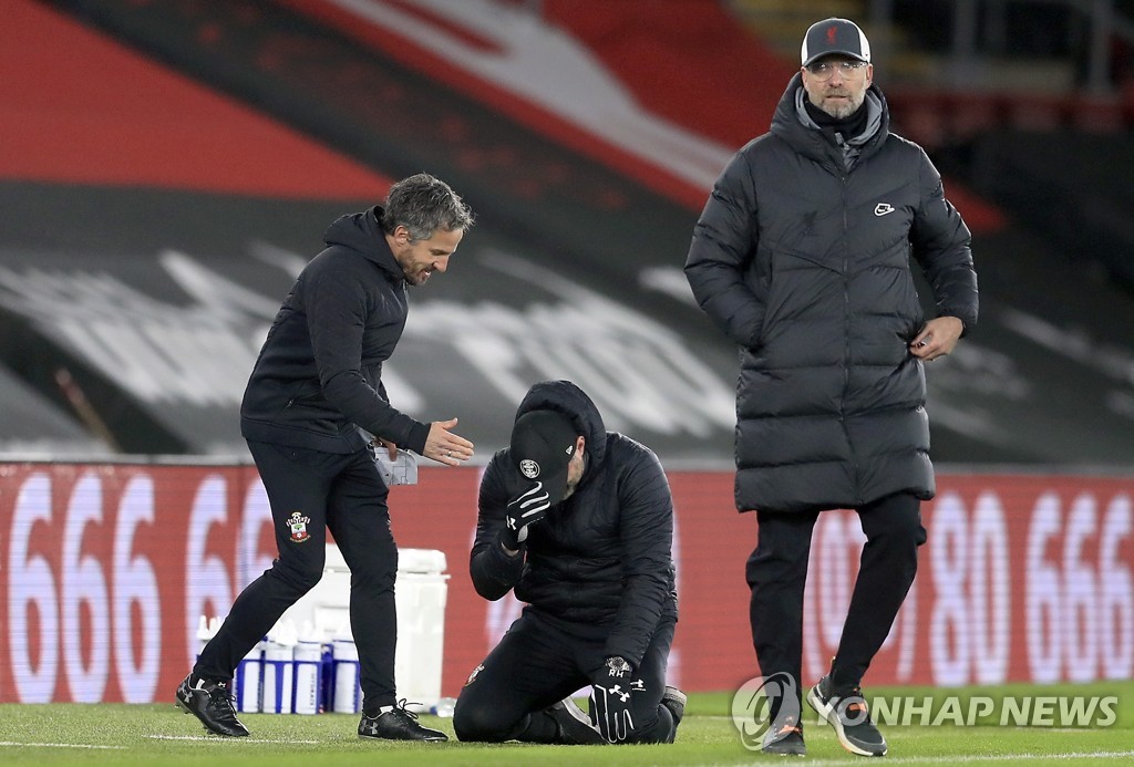 리버풀, 사우샘프턴에 0-1 패배…3경기 무승으로 선두 '위태'