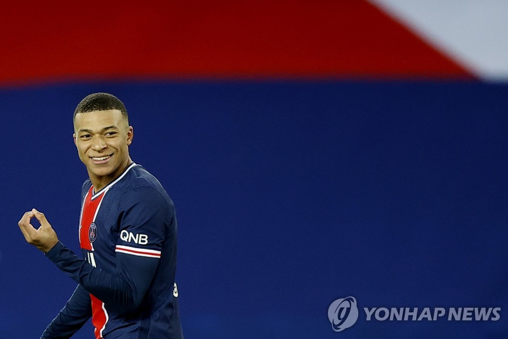 음바페 멀티골 PSG, 윤일록 결장한 몽펠리에에 4-0 '화력 쇼'