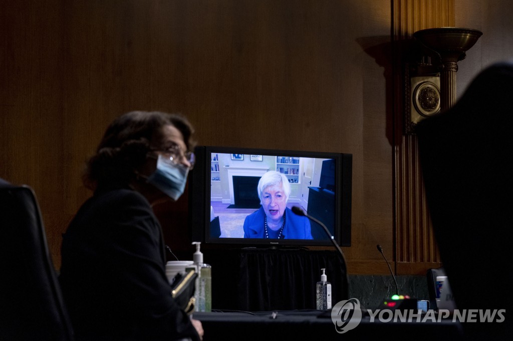 옐런 "환율조작 용납안한다…중국의 불공정 무역관행과 싸울 것"(종합)