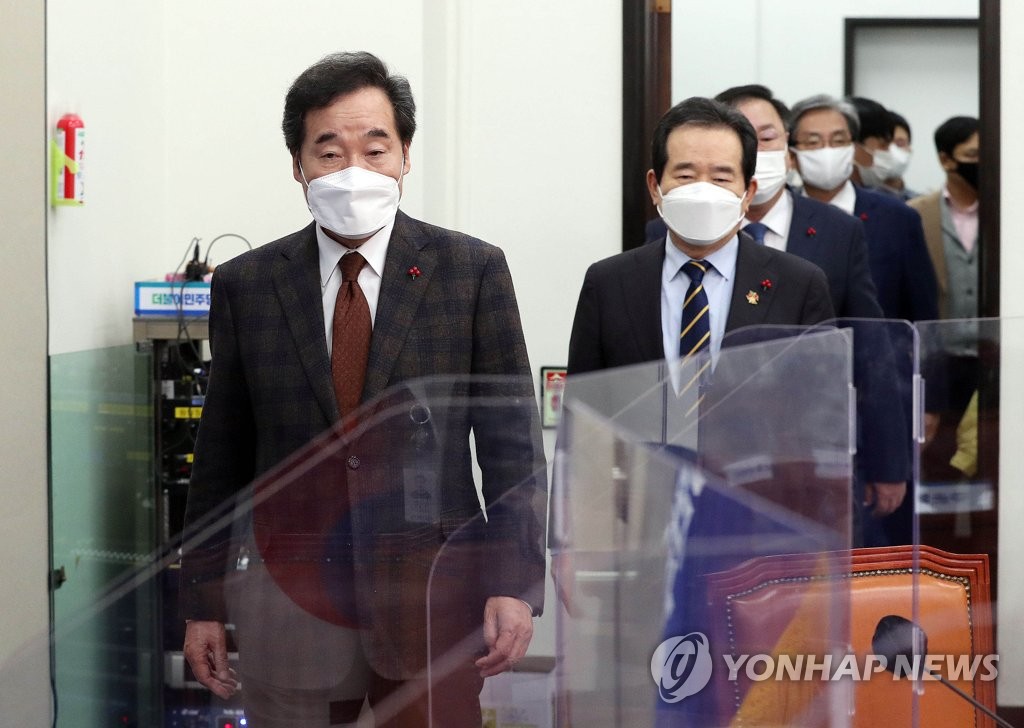 연일 견제구…이낙연·이재명·정세균, '3인 3색' 현안 논란