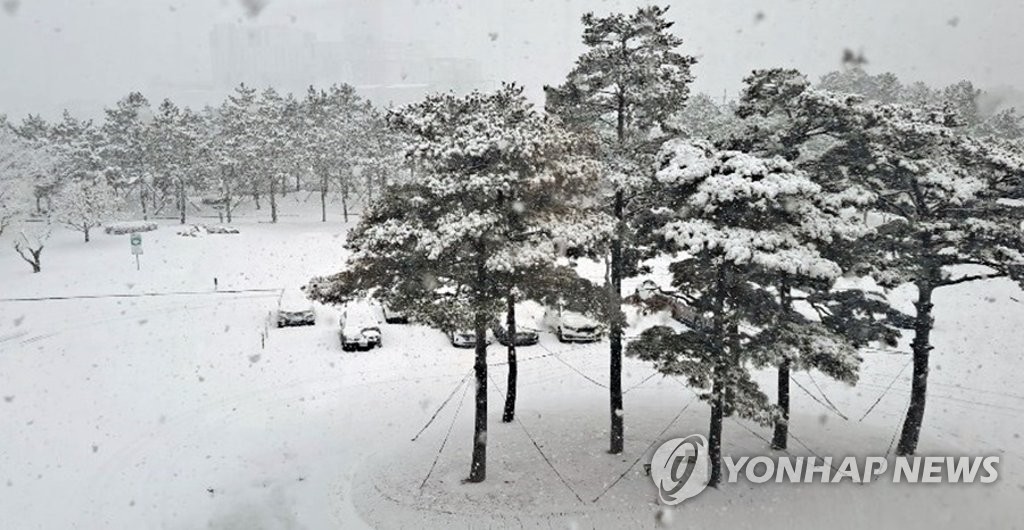 천안 등 충남 4곳 대설주의보 해제…천안 등 한파주의보는 유지