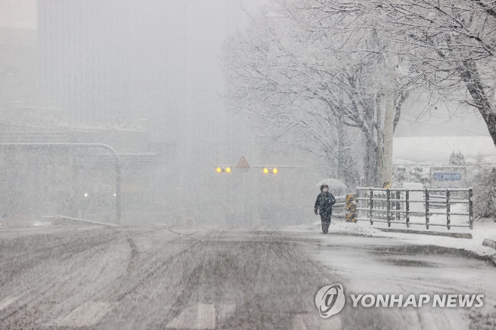 서울 전역에 대설주의보 발효