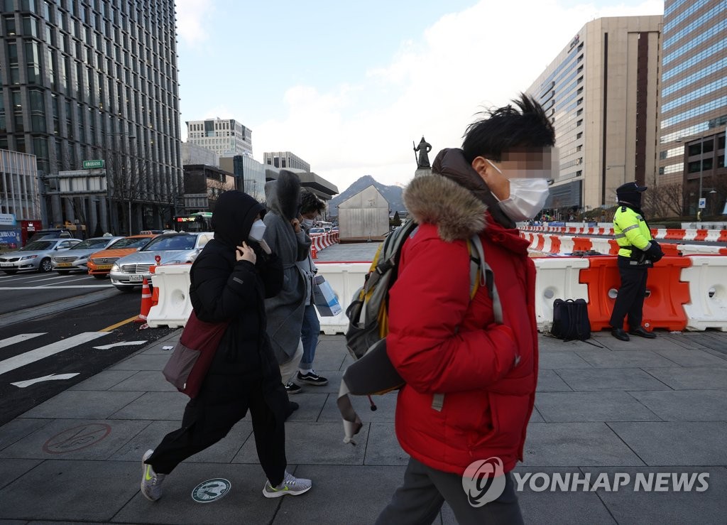 전국 영하권 한파·강풍…맑고 전라·제주 오전까지 눈