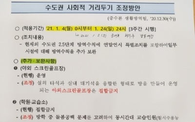 정부 "'거리두기 대응방안 문건 유출' 경찰청에 수사 의뢰"