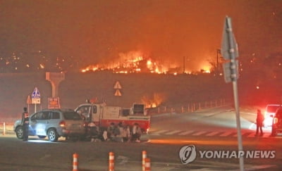 '축구장 1천700개 잿더미' 강원 산불 실화 혐의 한전 7명 기소