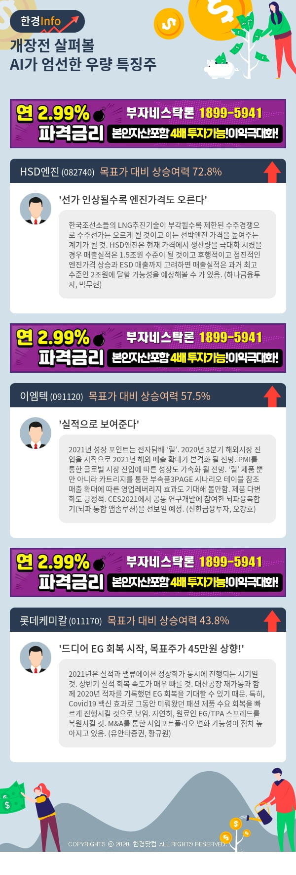 [포커스]개장전 살펴볼 AI가 엄선한 우량 특징주