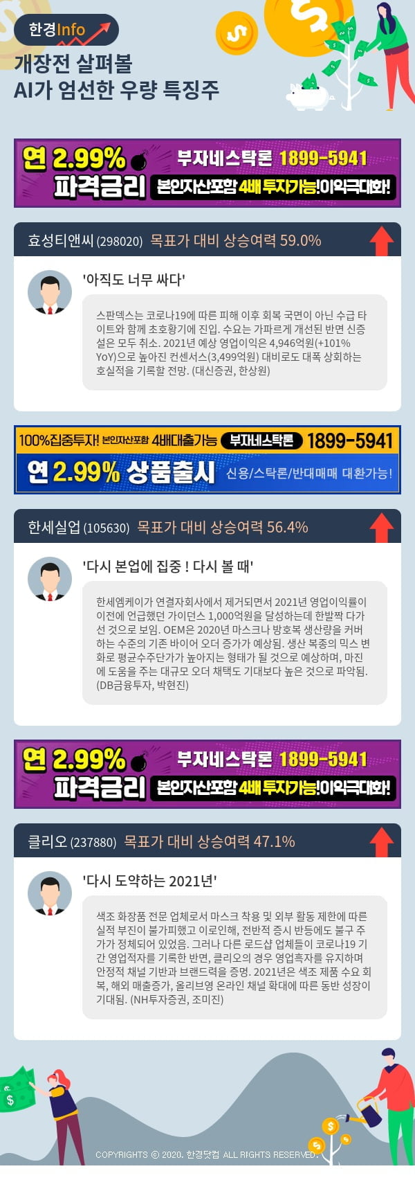 [포커스]개장전 살펴볼 AI가 엄선한 우량 특징주