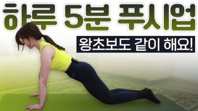 주말의 홈트｜정지인의 쉬운 다이어트, 왕초보를 위한 푸시업 가이드