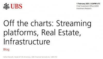 "중장기전 대비할 때…커지는 스트리밍 시장에 주목하라"[독점 UBS리포트]