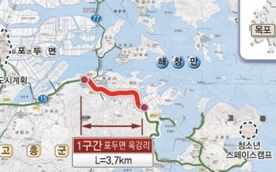 국도 15호선 '고흥∼봉래' 전 구간 8일 개통… 나로우주센터 접근성 ↑