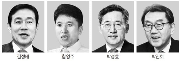 하나 금융 회장 4 차 대전 … 김정태, 힘차게 재 선임