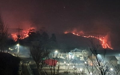 안동·예천서 강한 산불…전해철 "가용자원 총동원해 막아야"