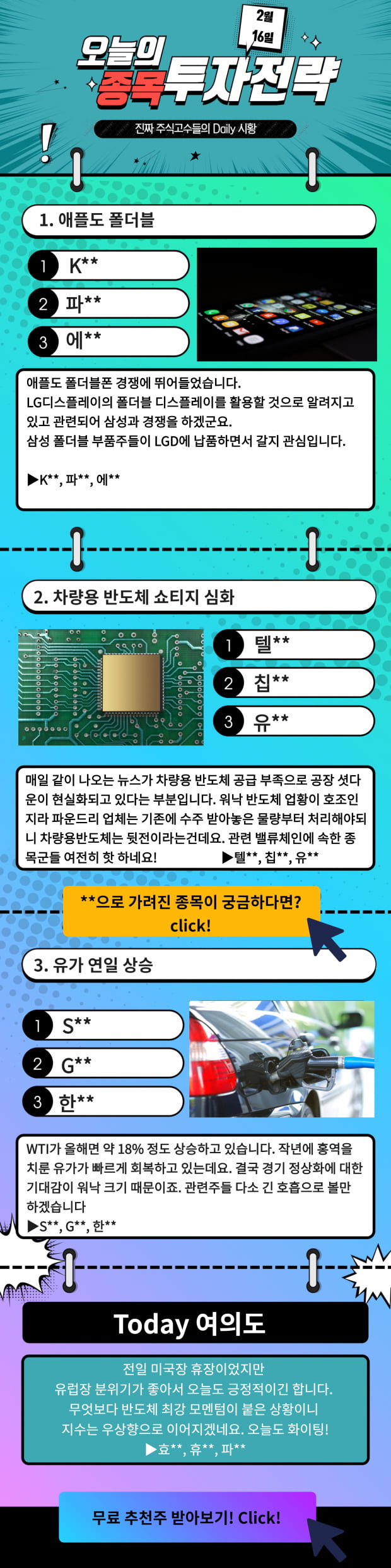 [오늘의 종목 투자전략] 급등예상 TopPick! 지금 바로 Check!