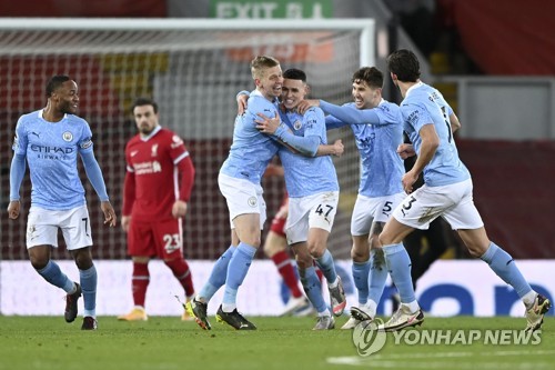 Manchester City beat Liverpool 4-1 ... March of the '14G undefeated'