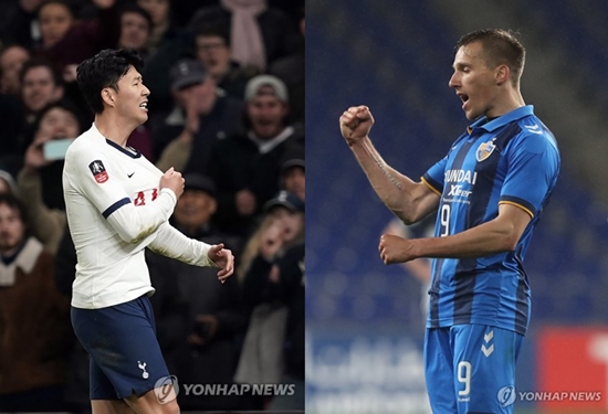 손흥민, K리그 출신 오르샤와 맞대결...토트넘 vs D.자그레브 [UEL 16강]