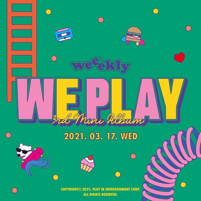 위클리, 3월 미니 3집 `We play`로 컴백…깜짝 티저 이미지 공개