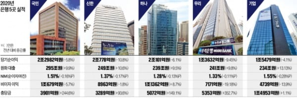 '115조 깜깜이 대출'에 은행들 속앓이…신한·우리 순익 10% 급감 