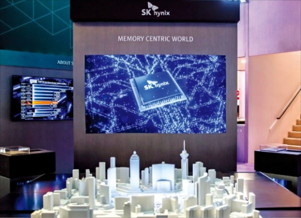 SK하이닉스가 CES 2020에서 공개한 ‘메모리 중심 세상’.  SK하이닉스  제공 