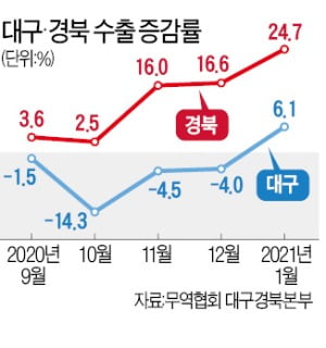 대구·경북, 지난달 수출 11개월 만에 동반상승