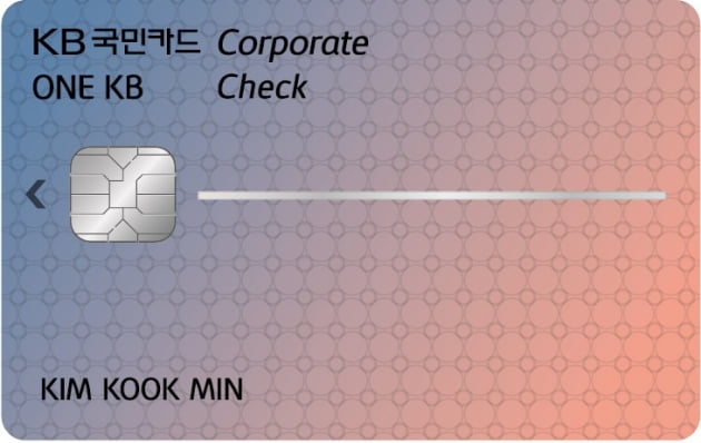 KB국민카드, '원(ONE) KB국민체크카드' 출시