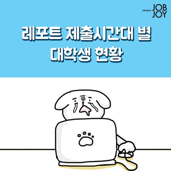 [카드뉴스] 대학교 과제 할 때 공감!! 대학생이 과제를 받으면 일어나는 일