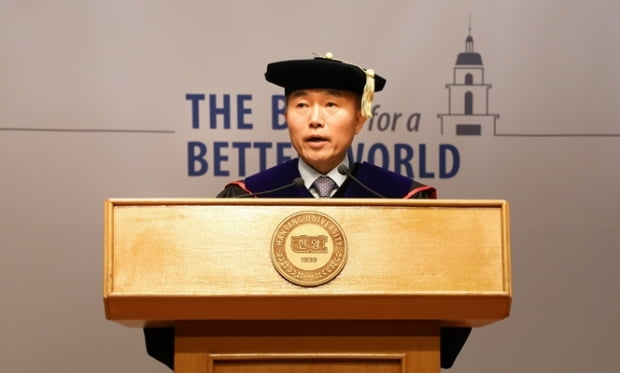 김우승 교수, 한양대 15대 총장 취임
