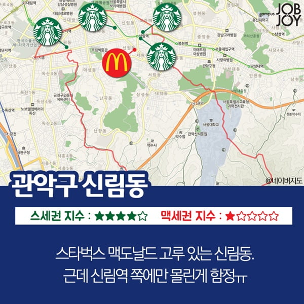 [카드뉴스] 서울 스세권 맥세권으로 보는 동네별 번화가 